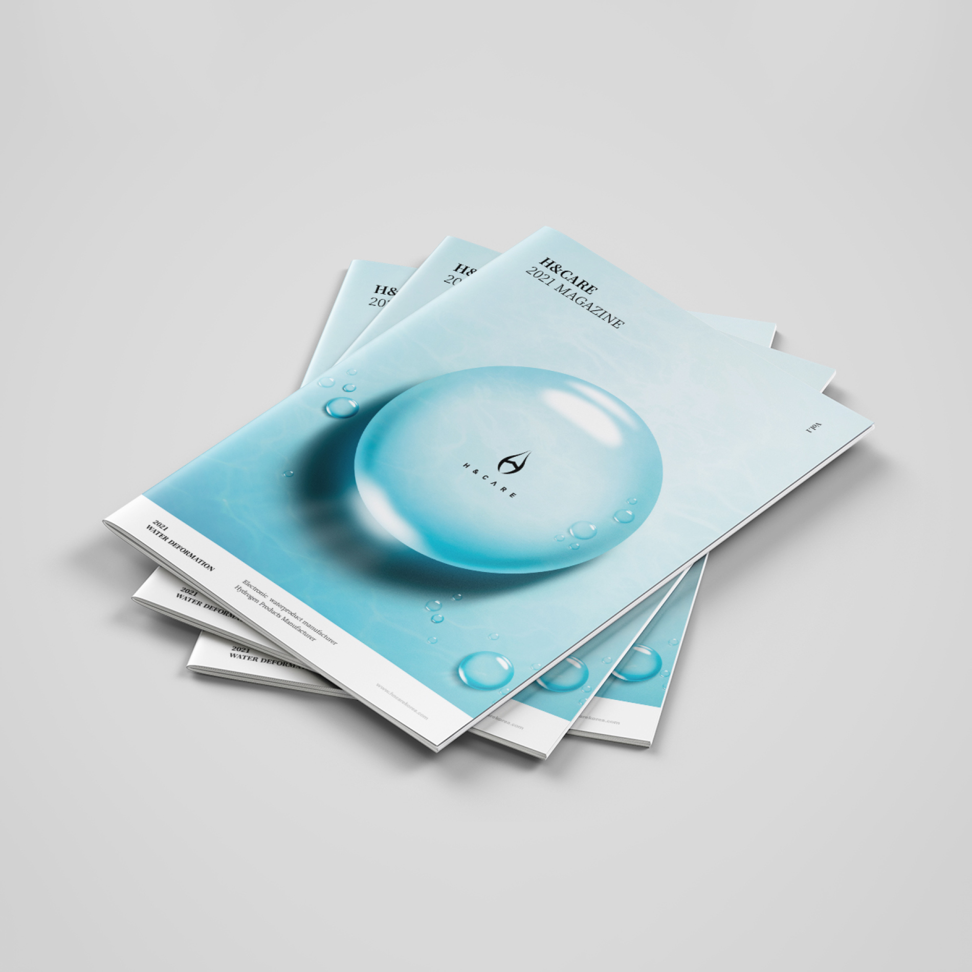 디자인 포트폴리오 H&CARE 브로슈어
